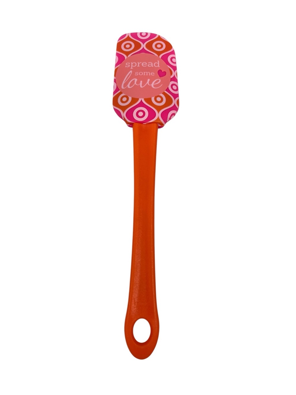 Orange and Pink 'Spread Some Love' Silicone Spatula - Home Dining Serveware